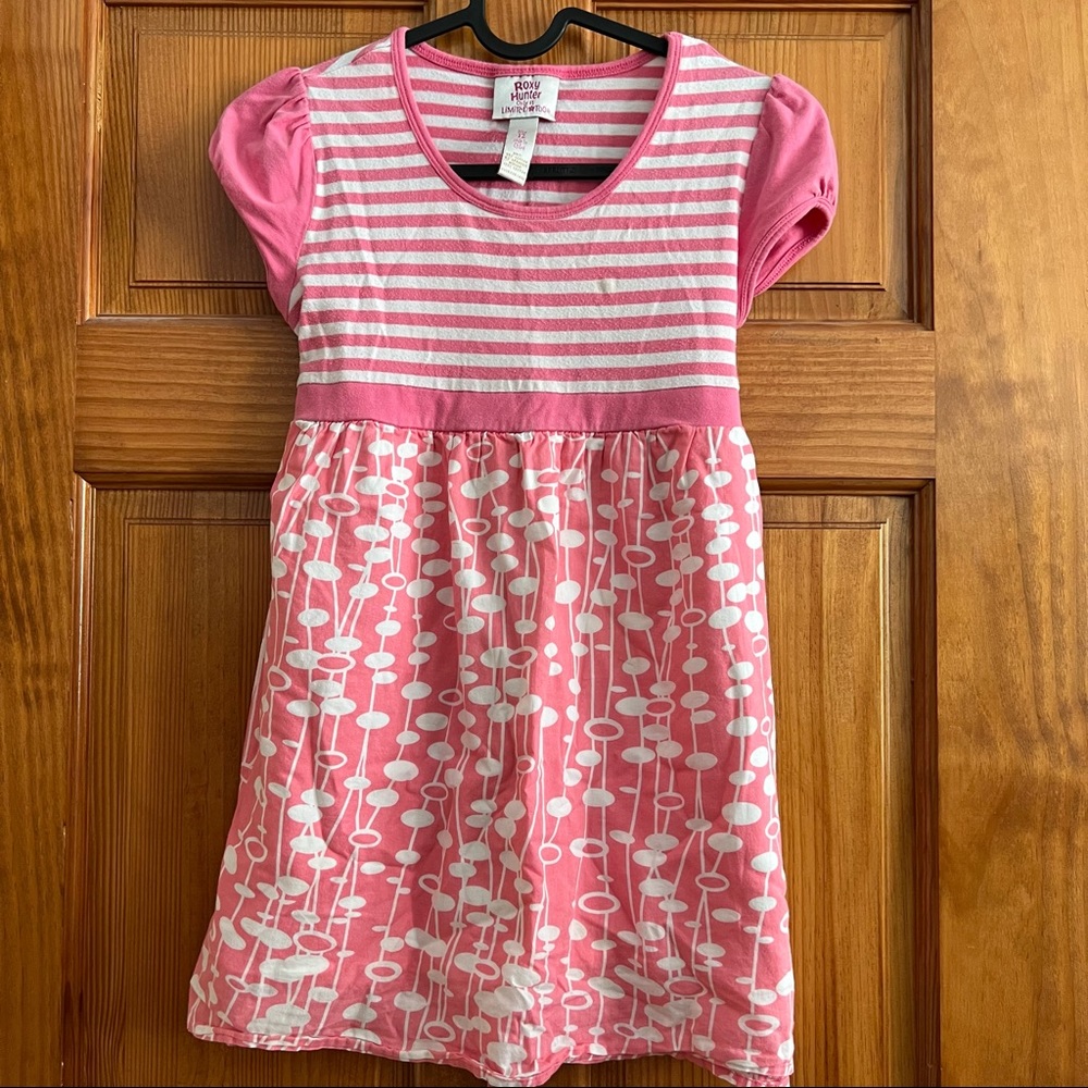 👑 2/$20 👑 Limited Too Roxy Hunter Girls’ Pink Shirt/Dress Size 12
